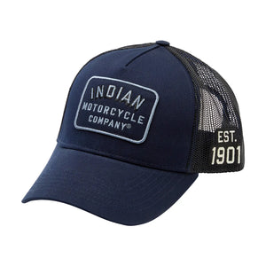 Block Logo Patch Trucker Cap