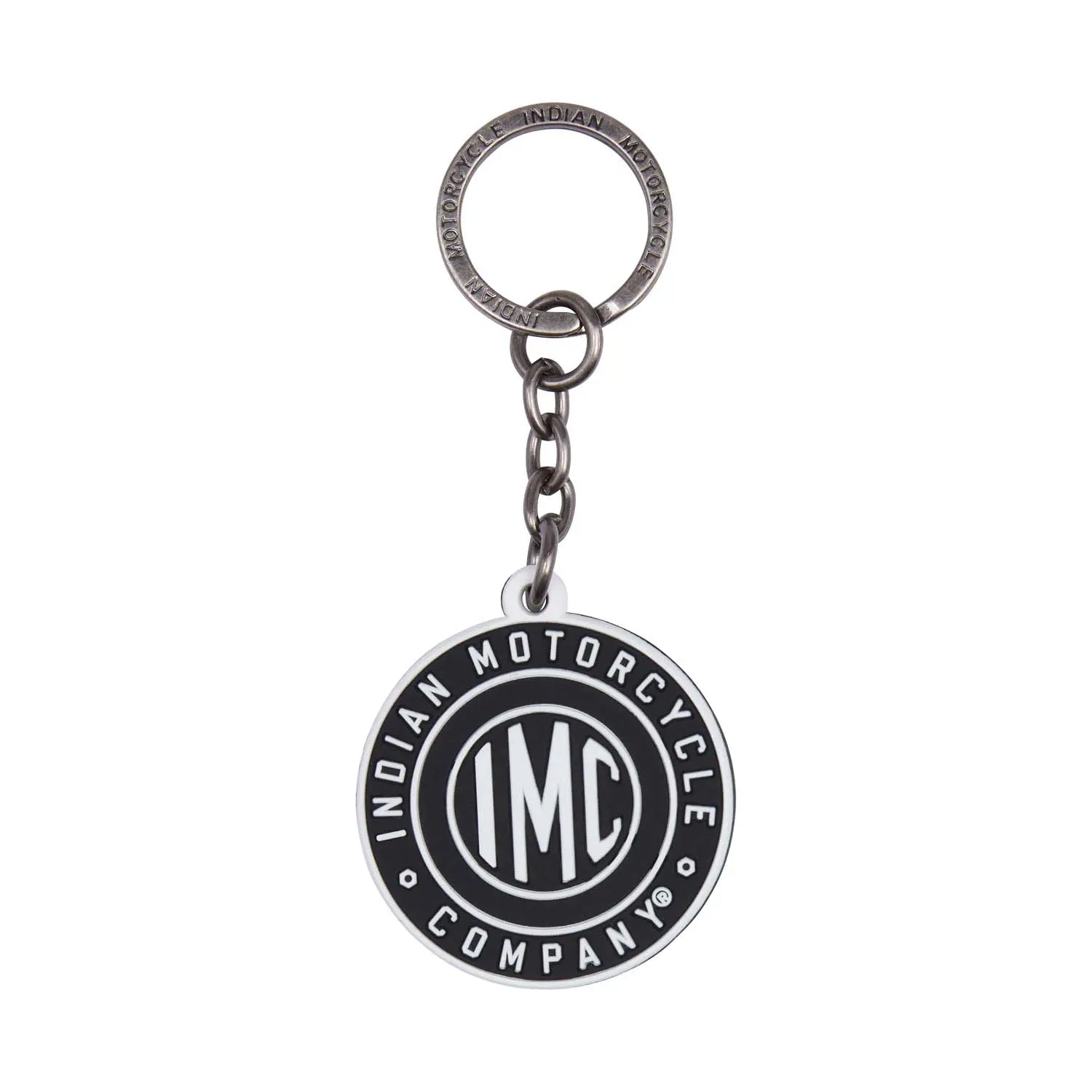 Porte-clés en caoutchouc avec logo IMC