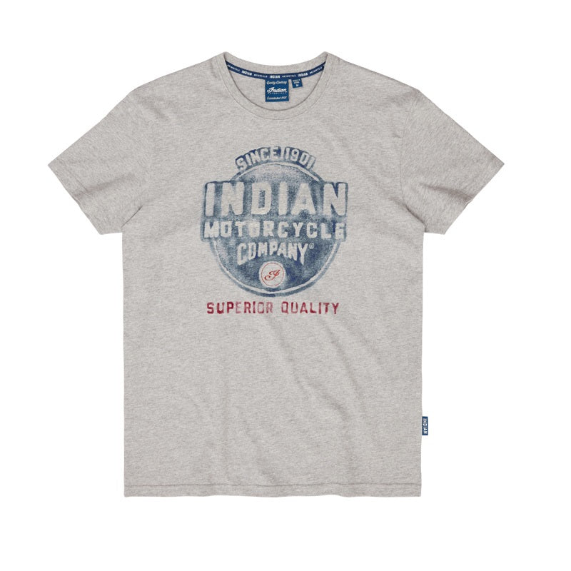 T-Shirt Indian Gris-Aquarelle pour Homme